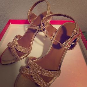 NEW Halston rose gold heels